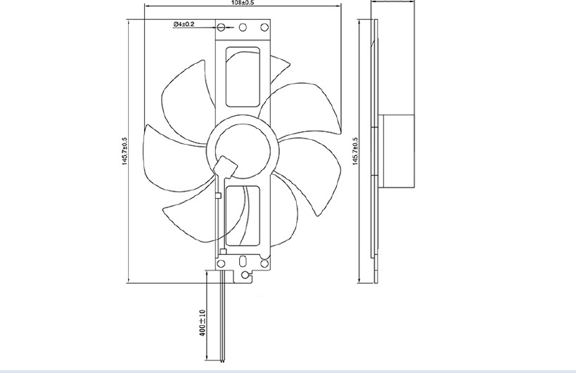 MFD12025Y Dimensions